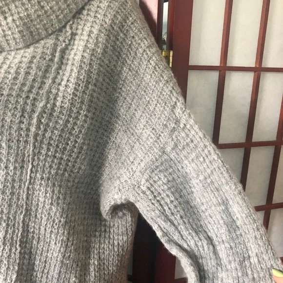 Free People Slouchy Oversized Wool Cowl Neck Sweater - Picture 7 of 9